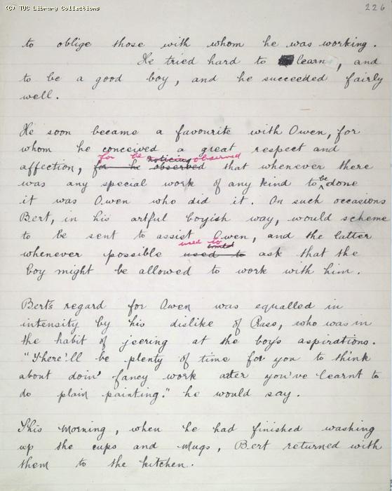 The Ragged Trousered Philanthropists - Manuscript, Page 226