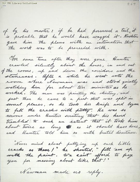 The Ragged Trousered Philanthropists - Manuscript, Page 267
