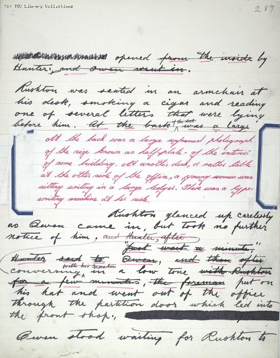 The Ragged Trousered Philanthropists - Manuscript, Page 287