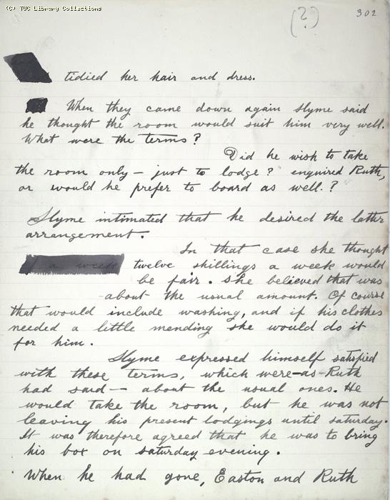 The Ragged Trousered Philanthropists - Manuscript, Page 302