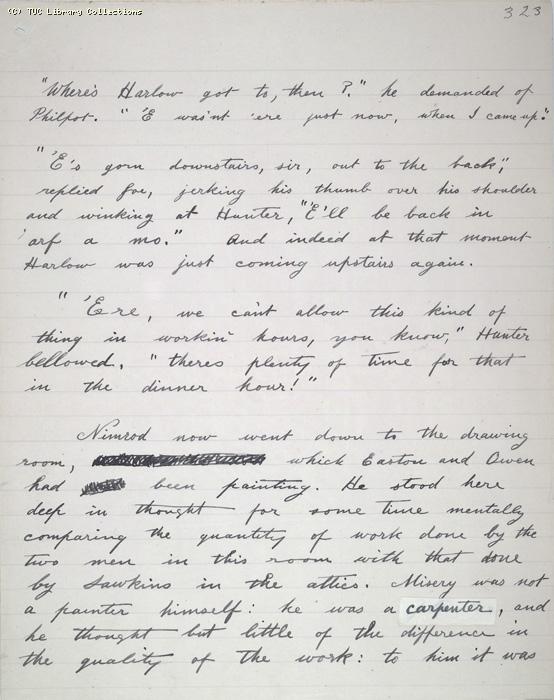 The Ragged Trousered Philanthropists - Manuscript, Page 323