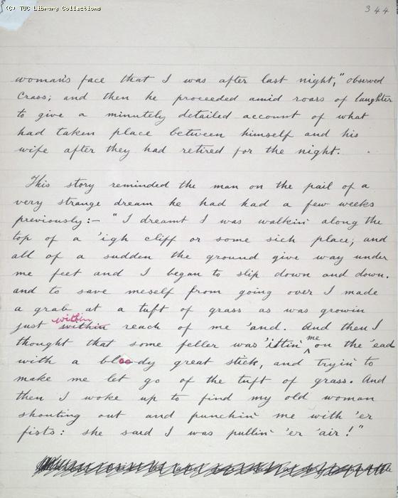 The Ragged Trousered Philanthropists - Manuscript, Page 344