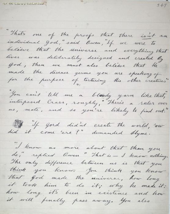 The Ragged Trousered Philanthropists - Manuscript, Page 349