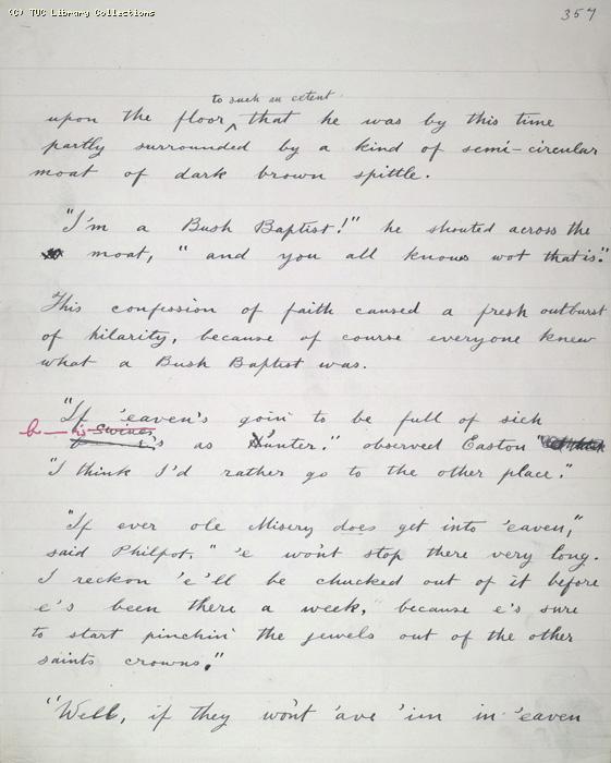 The Ragged Trousered Philanthropists - Manuscript, Page 357