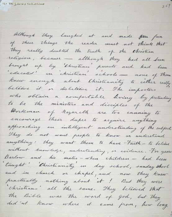 The Ragged Trousered Philanthropists - Manuscript, Page 359