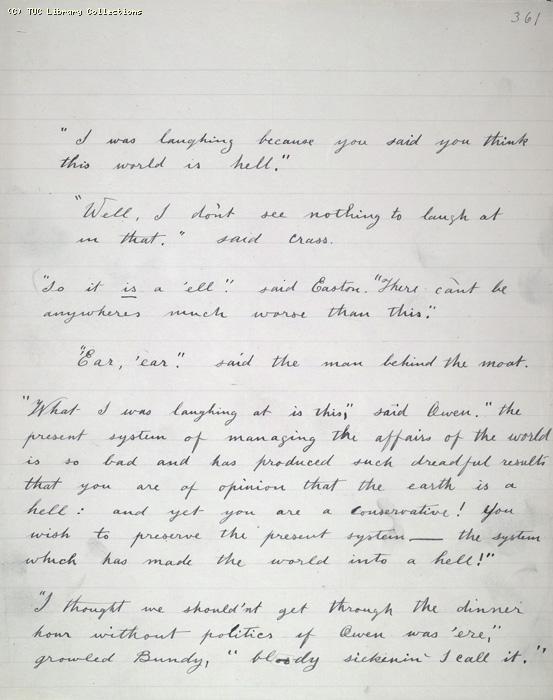 The Ragged Trousered Philanthropists - Manuscript, Page 361