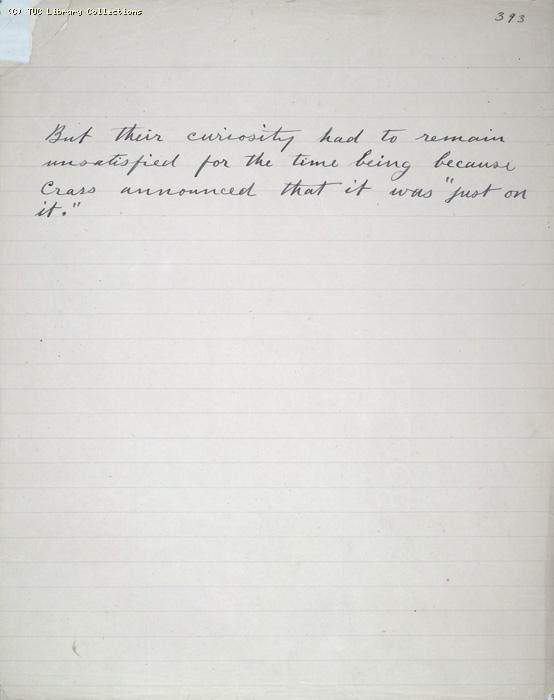 The Ragged Trousered Philanthropists - Manuscript, Page 393