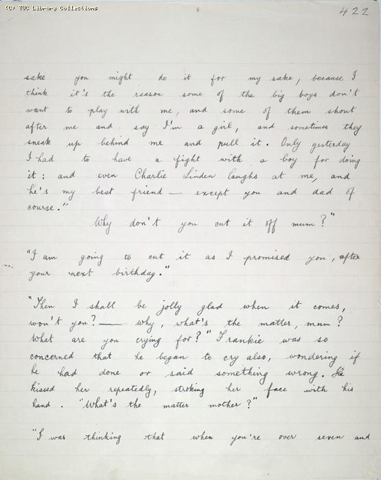 The Ragged Trousered Philanthropists - Manuscript, Page 422