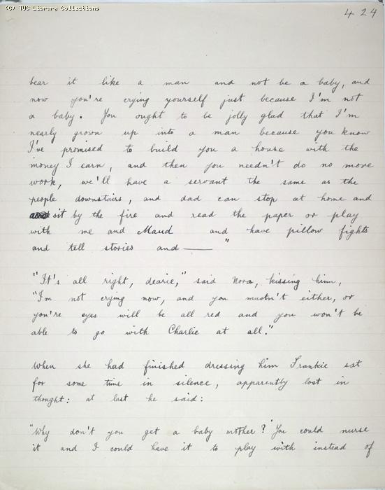 The Ragged Trousered Philanthropists - Manuscript, Page 424