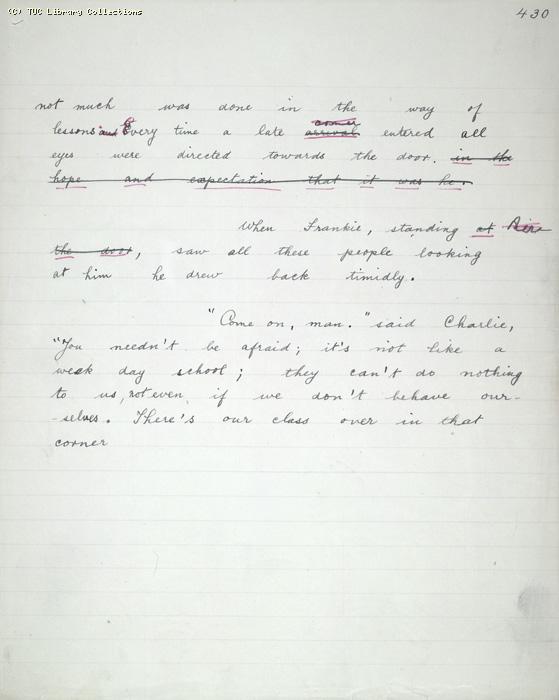 The Ragged Trousered Philanthropists - Manuscript, Page 430