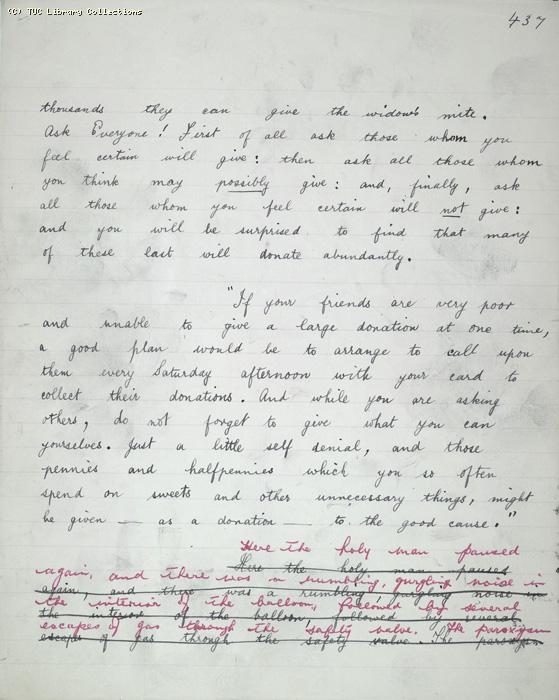 The Ragged Trousered Philanthropists - Manuscript, Page 437