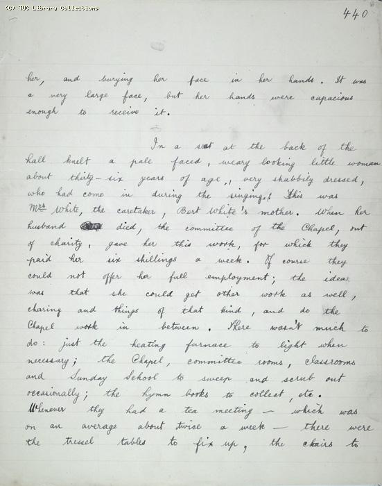 The Ragged Trousered Philanthropists - Manuscript, Page 440