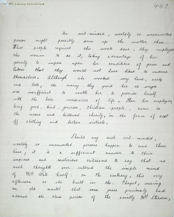 The Ragged Trousered Philanthropists - Manuscript, Page 442