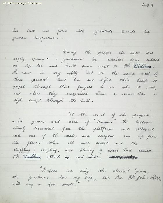 The Ragged Trousered Philanthropists - Manuscript, Page 443