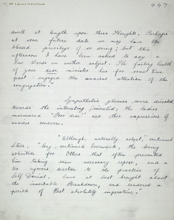 The Ragged Trousered Philanthropists - Manuscript, Page 447