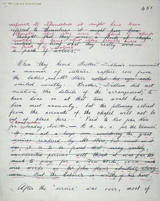 The Ragged Trousered Philanthropists - Manuscript, Page 451