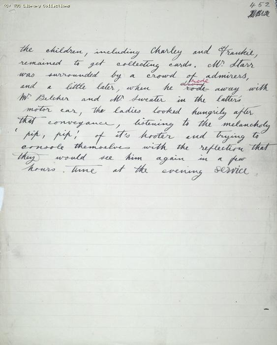 The Ragged Trousered Philanthropists - Manuscript, Page 452