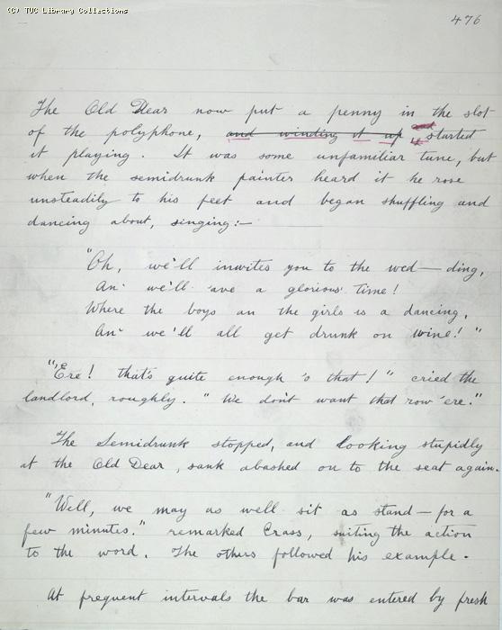 The Ragged Trousered Philanthropists - Manuscript, Page 476