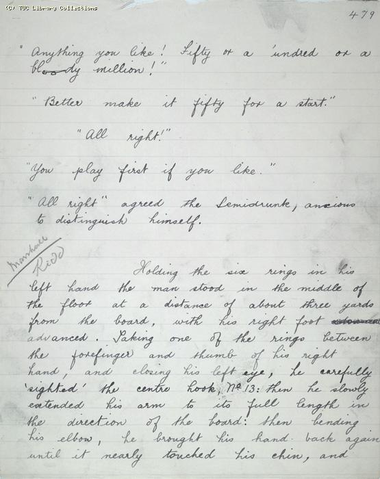 The Ragged Trousered Philanthropists - Manuscript, Page 479