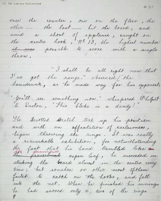 The Ragged Trousered Philanthropists - Manuscript, Page 481