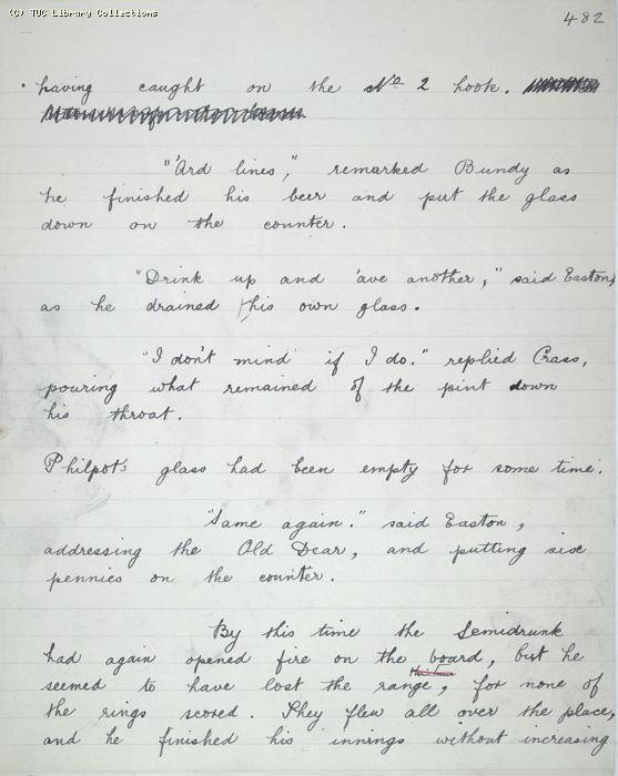 The Ragged Trousered Philanthropists - Manuscript, Page 482