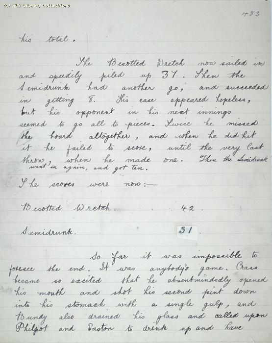 The Ragged Trousered Philanthropists - Manuscript, Page 483