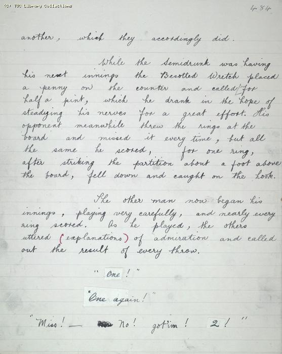 The Ragged Trousered Philanthropists - Manuscript, Page 484