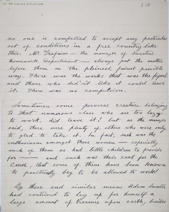 The Ragged Trousered Philanthropists - Manuscript, Page 518