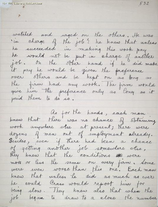 The Ragged Trousered Philanthropists - Manuscript, Page 532