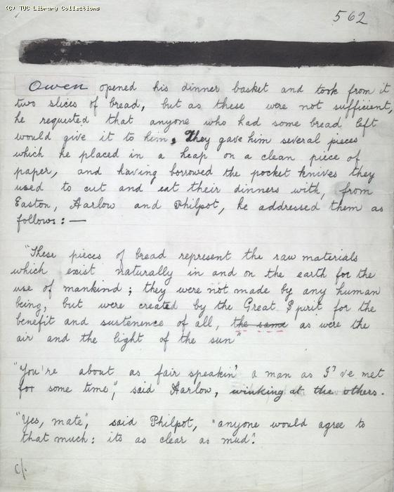 The Ragged Trousered Philanthropists - Manuscript, Page 562