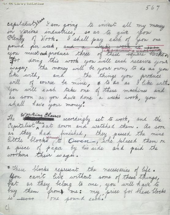 The Ragged Trousered Philanthropists - Manuscript, Page 567