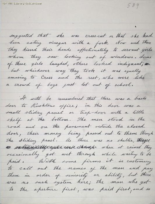 The Ragged Trousered Philanthropists - Manuscript, Page 589