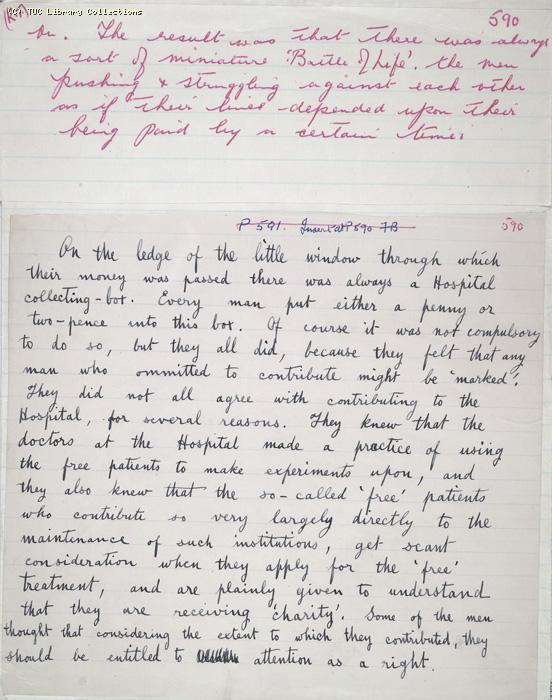 The Ragged Trousered Philanthropists - Manuscript, Page 590