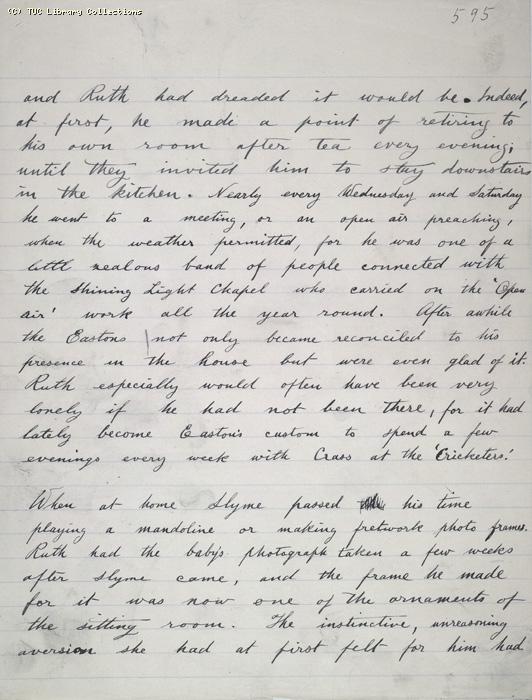 The Ragged Trousered Philanthropists - Manuscript, Page 595