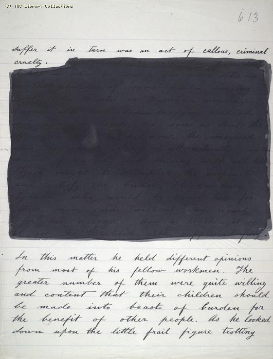 The Ragged Trousered Philanthropists - Manuscript, Page 613