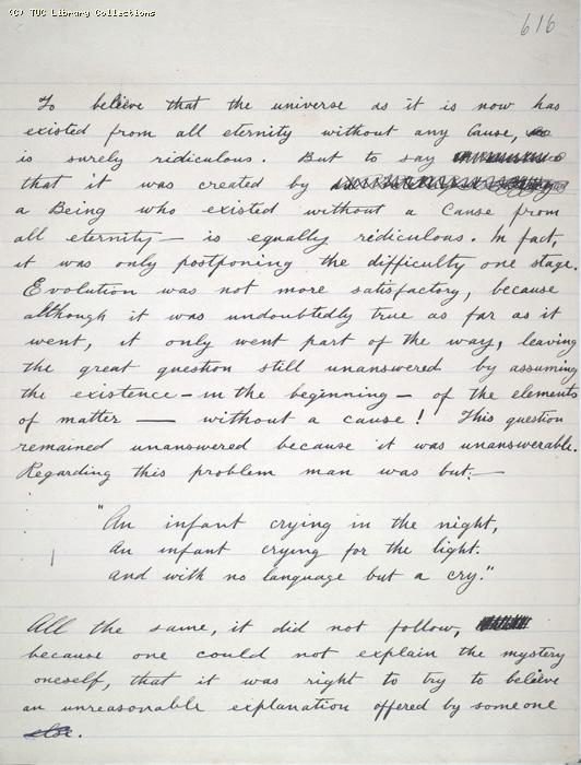 The Ragged Trousered Philanthropists - Manuscript, Page 616