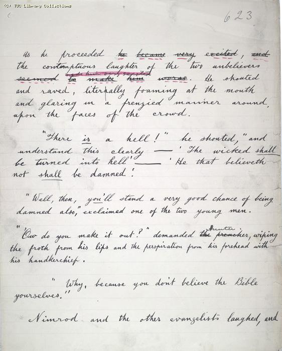 The Ragged Trousered Philanthropists - Manuscript, Page 623