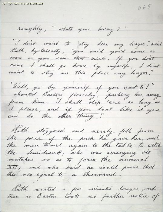 The Ragged Trousered Philanthropists - Manuscript, Page 665