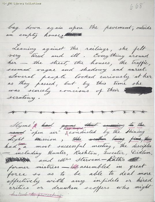 The Ragged Trousered Philanthropists - Manuscript, Page 668