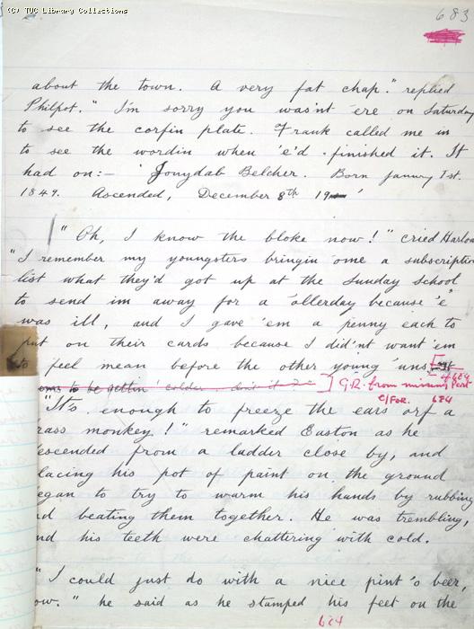 The Ragged Trousered Philanthropists - Manuscript, Page 683b