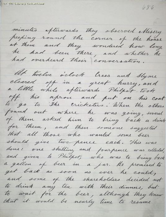 The Ragged Trousered Philanthropists - Manuscript, Page 686