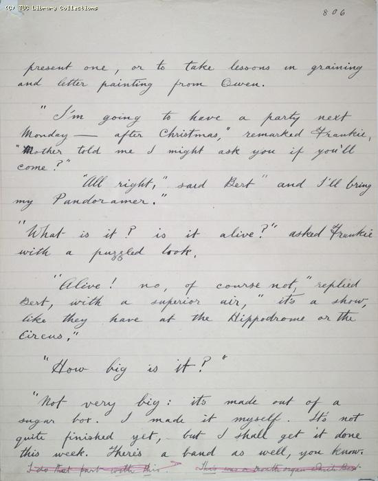 The Ragged Trousered Philanthropists - Manuscript, Page 806