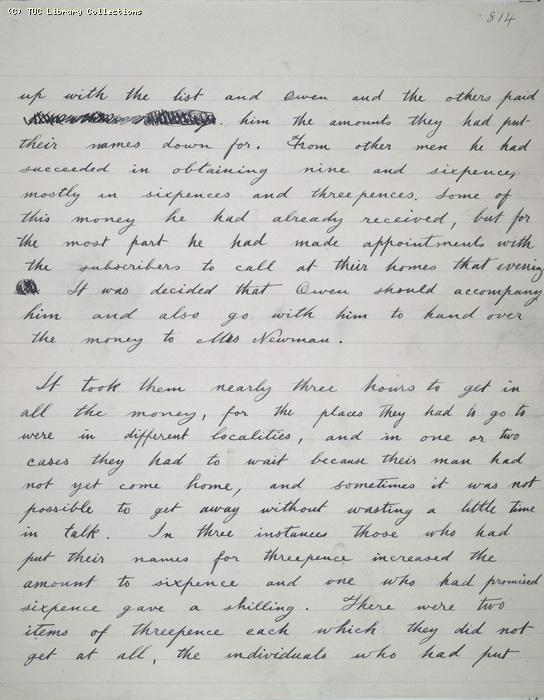 The Ragged Trousered Philanthropists - Manuscript, Page 814