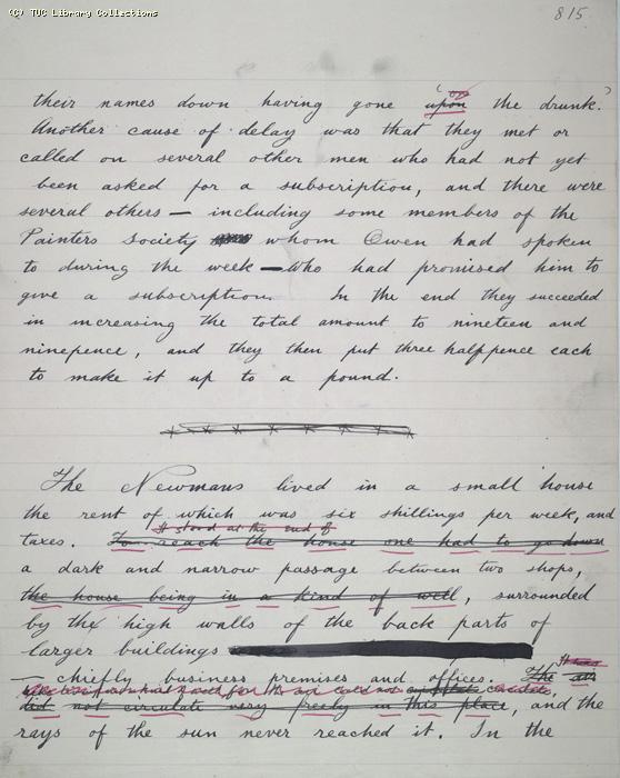 The Ragged Trousered Philanthropists - Manuscript, Page 815