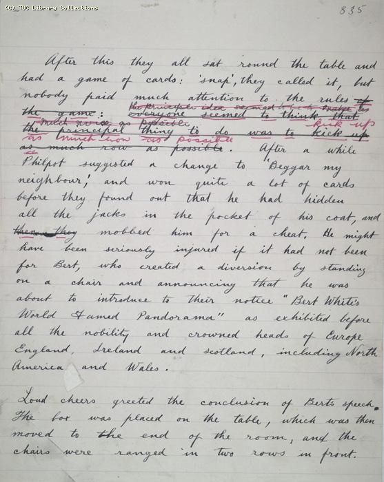The Ragged Trousered Philanthropists - Manuscript, Page 835