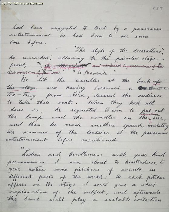 The Ragged Trousered Philanthropists - Manuscript, Page 837