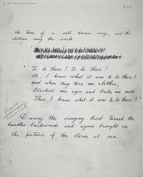 The Ragged Trousered Philanthropists - Manuscript, Page 840