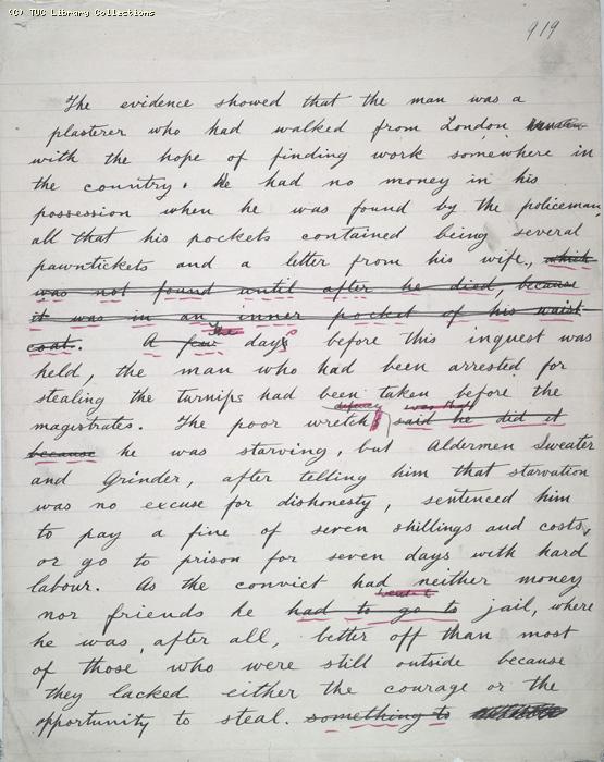 The Ragged Trousered Philanthropists - Manuscript, Page 919