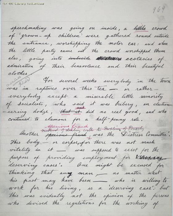 The Ragged Trousered Philanthropists - Manuscript, Page 969