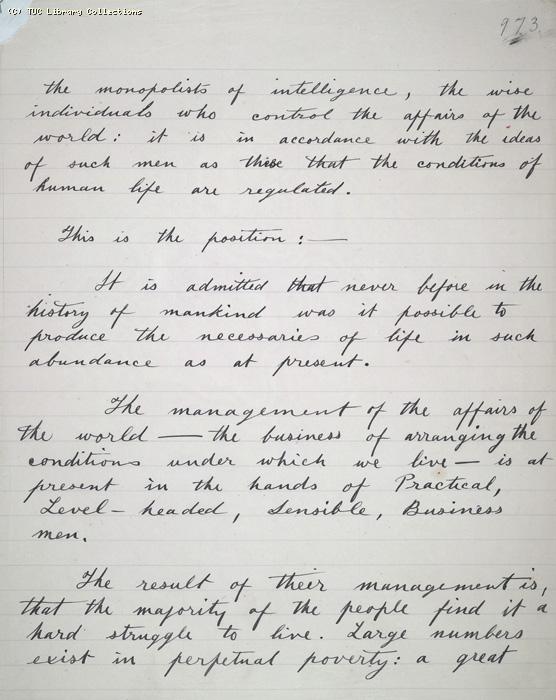 The Ragged Trousered Philanthropists - Manuscript, Page 973